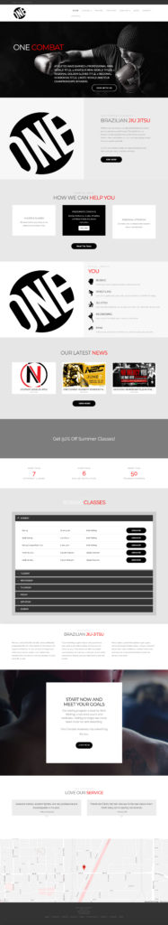MMA Gym Website