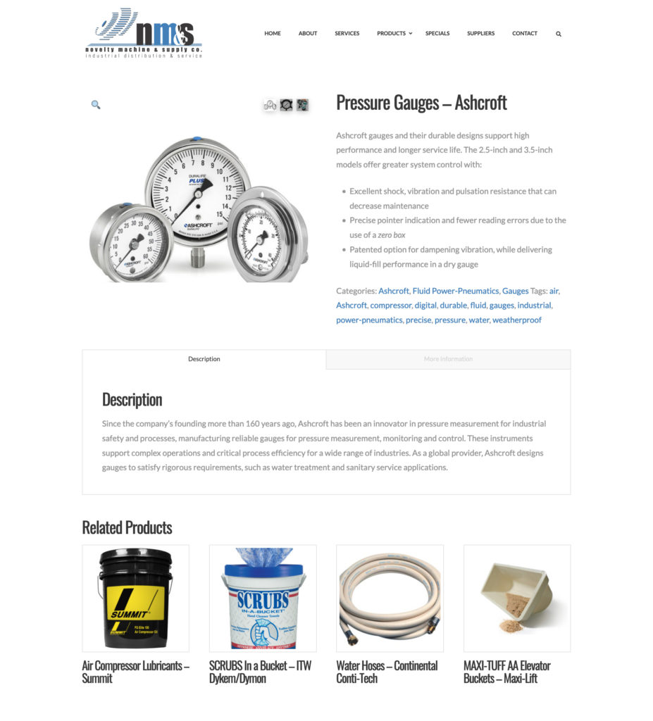 Novelty Machine Website
