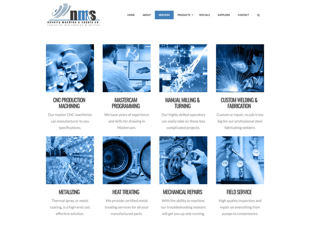 Manufacturing Website