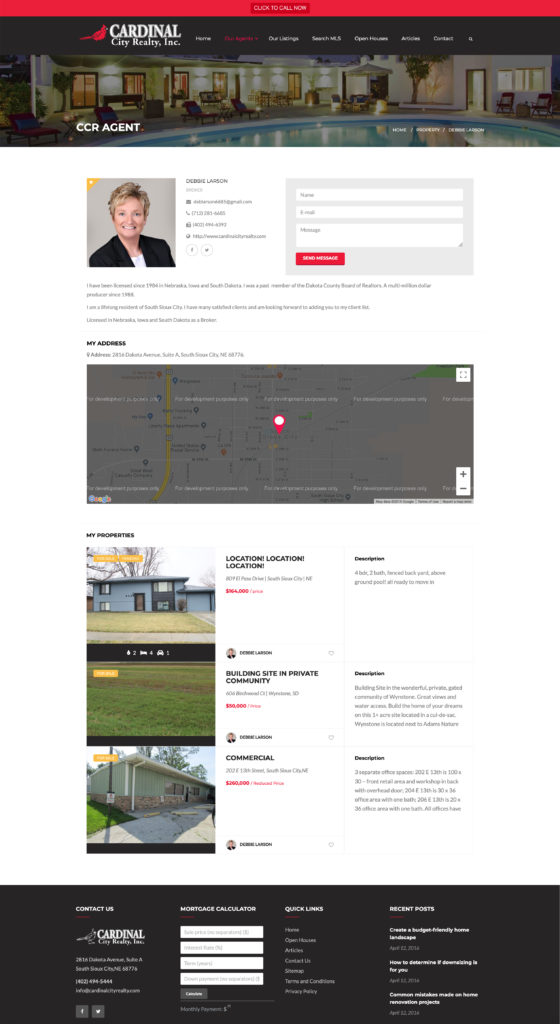 Realtor Website