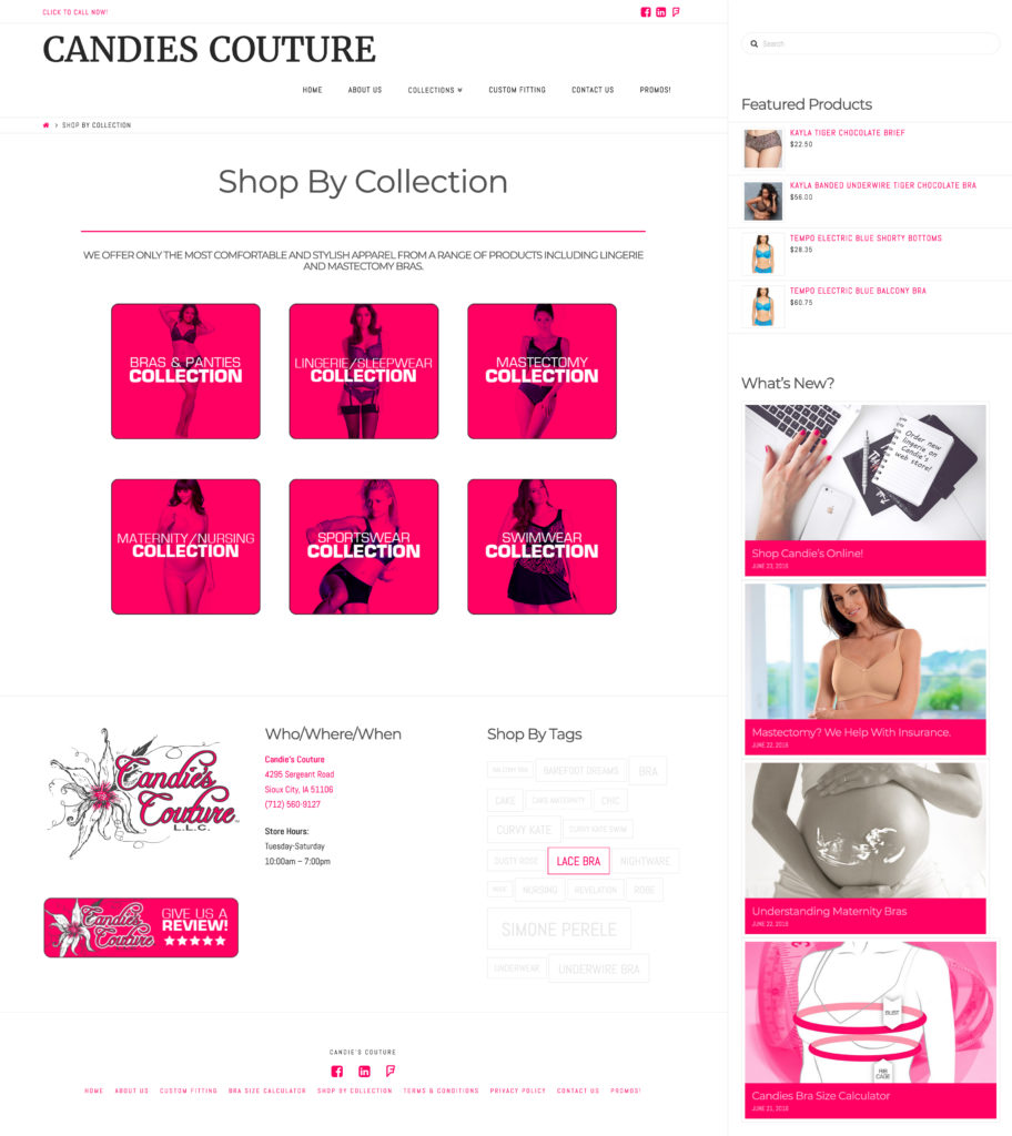 Lingerie Website