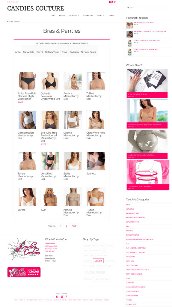 Lingerie Website